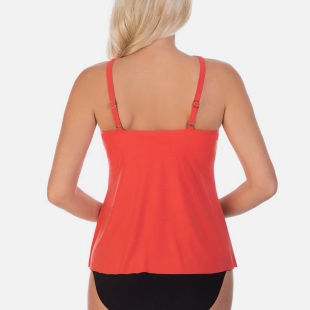 Magicsuit Coral Strappy Crisscross Swimsuit Top Size 16 NWT - Picture 12 of 12